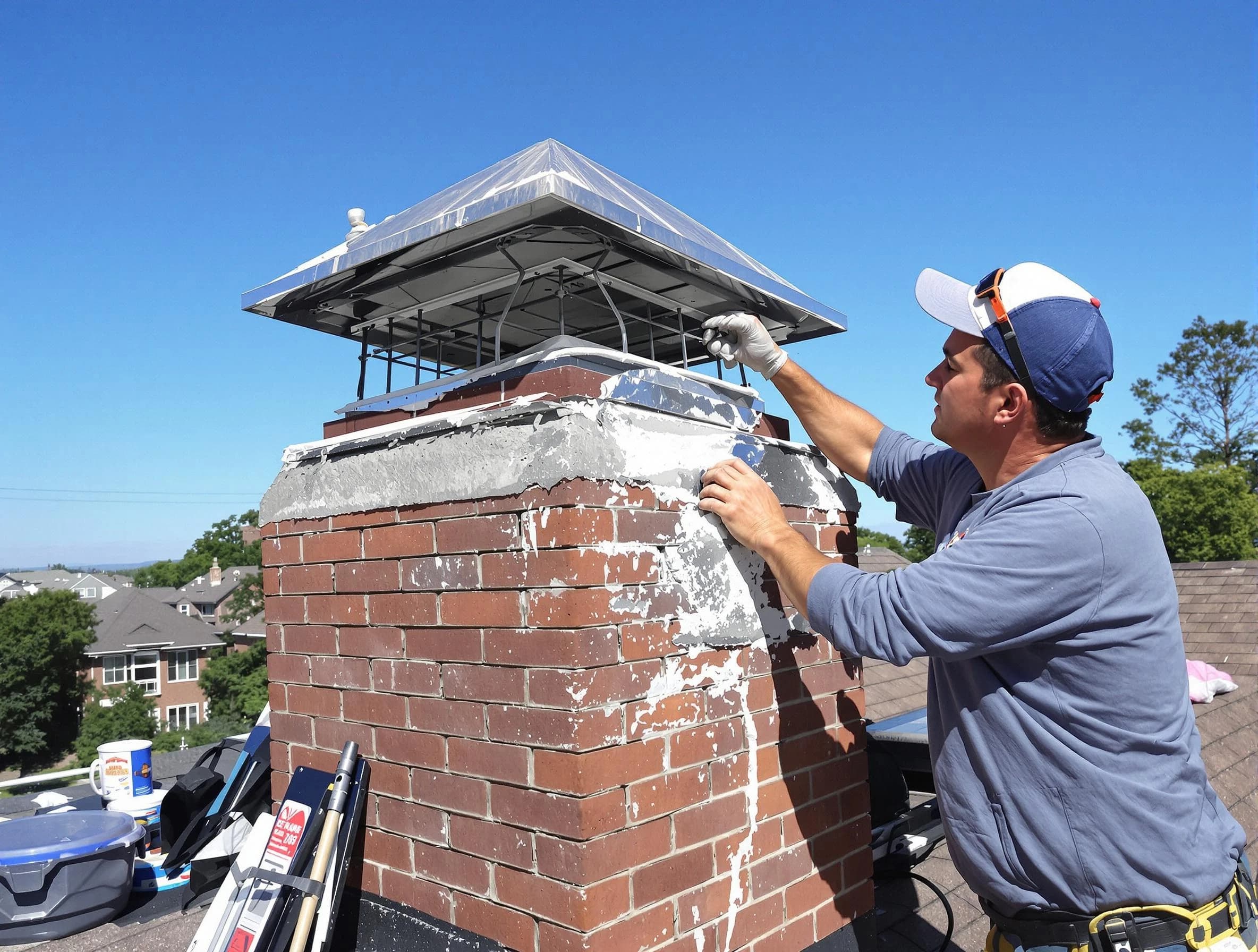 Chimney Crown Services service in Austell, GA